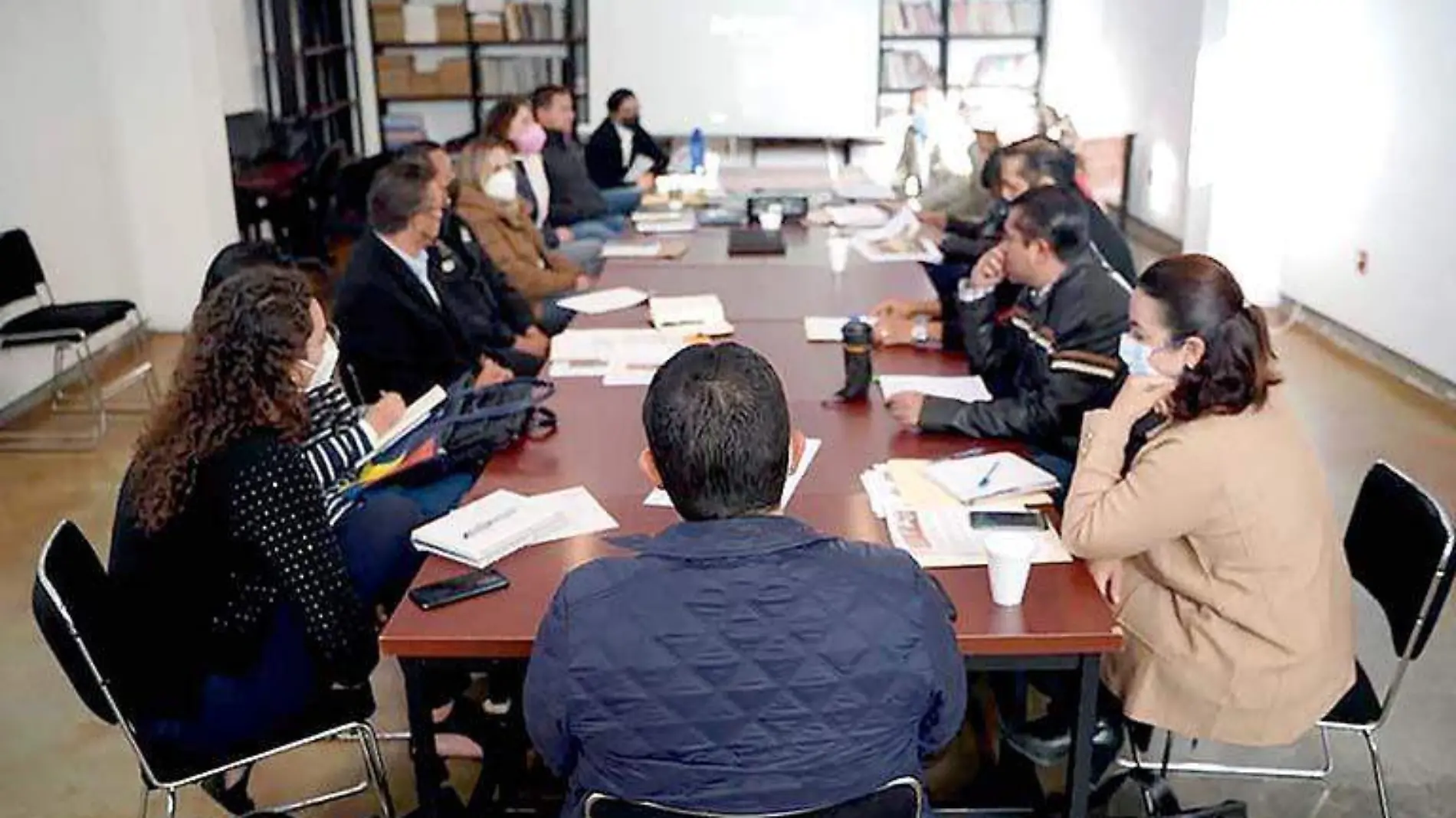 Reunión del gabinete del alcalde de Zacatecas